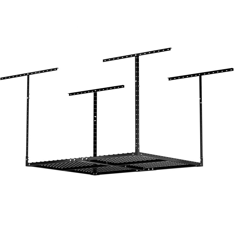 Supports de garage surélevés, supports de rangement réglables au plafond, capacité de charge de 600 lb.