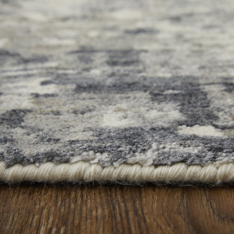 Tapis gris Teyvon, Rectangulaire 3 pi x 5 pi