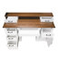 Bureau de ferme 59 "avec station de charge et armoire de rangement (tabourets non inclus)-1299028845-1299028844