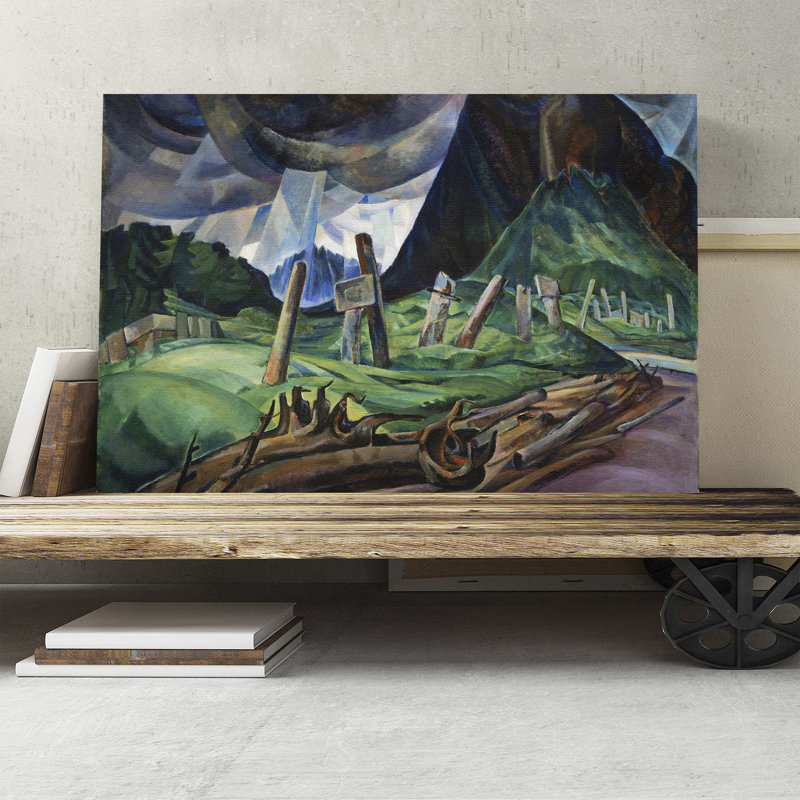 Emily Carr - Wrapped Canvas Painting, 50cm H x 76cm W