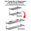 Towel Rack Wall Mounted Chrome 2 Tier Adjustable