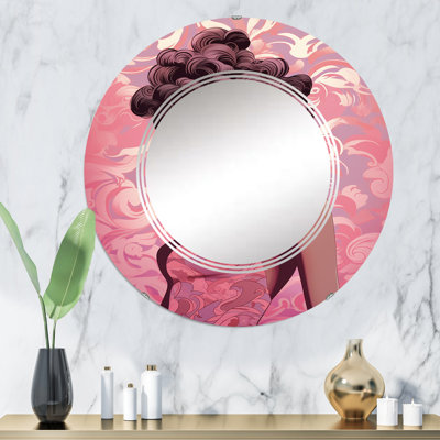 Geduhn - Miroir mural moderne rond