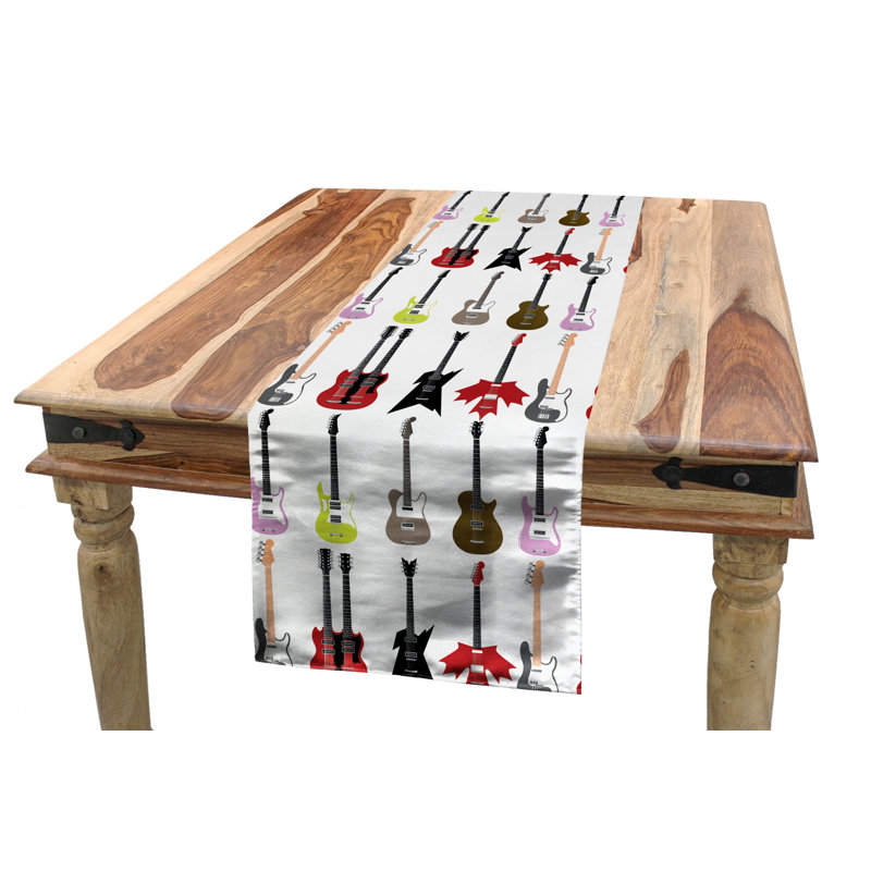 Chemin de table géométrique, 120 po x 16 po