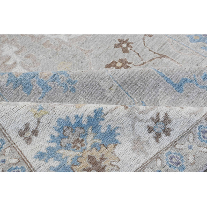 Oushak Hand Knotted Wool Oriental Rug