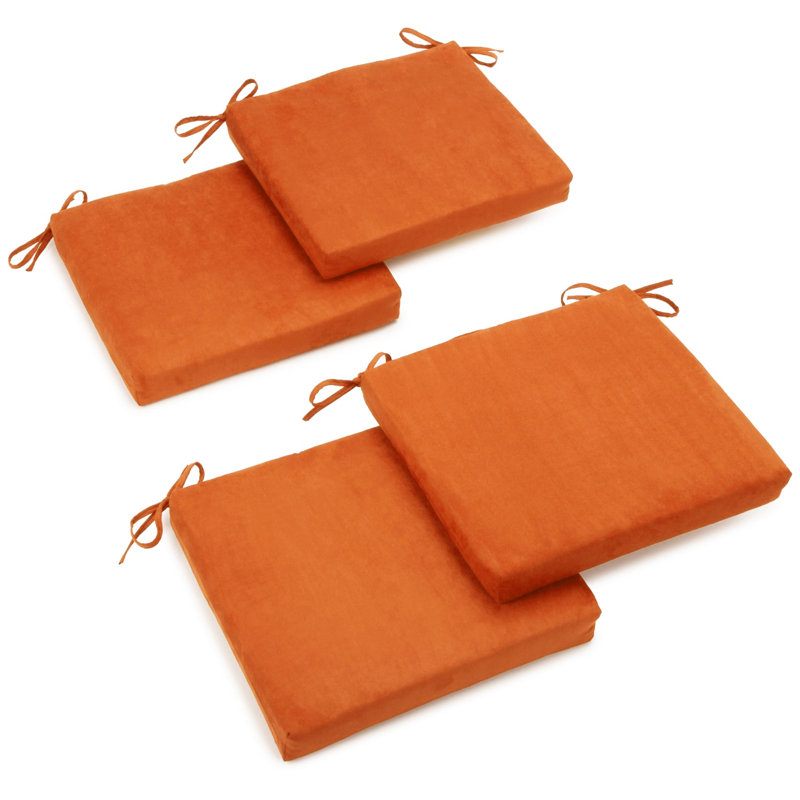 Outdoor 3'' Seat Cushion, Tangerine Dream