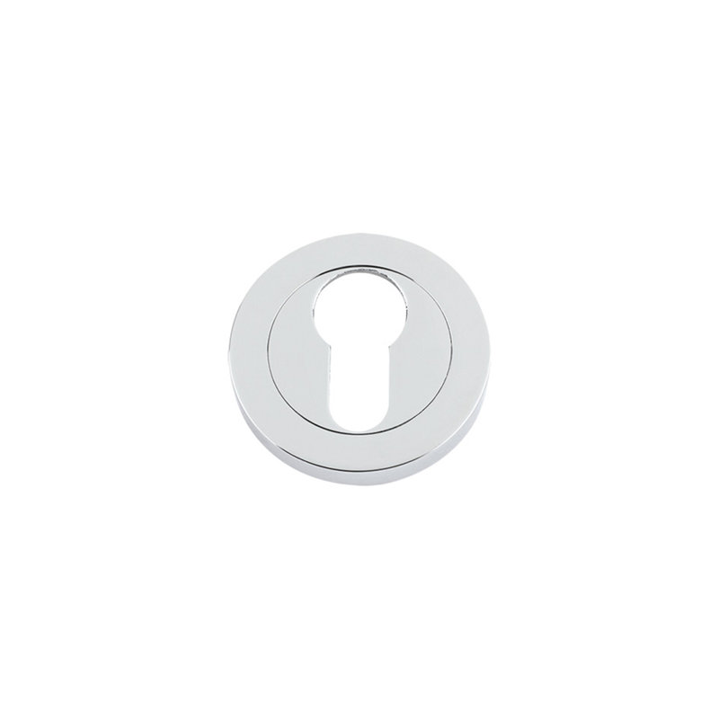 Euro Profile Escutcheon, Polished Chrome