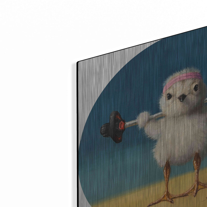 «Poids plume deux» par Lucia Heffernan, H 12 po x l 12 po