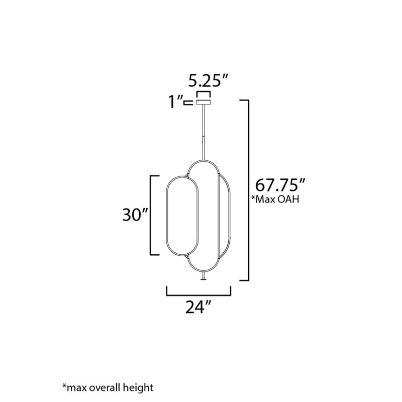 Reverie 1 - Light LED Pendant