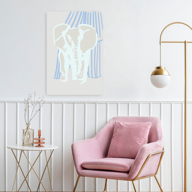 Art contemporain Art éléphant contemporain, H 24 po x l 16 po