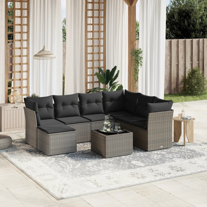 Ensemble de canapé de jardin Vidaxl