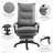 360° Swivel Executive Home Office Chair with Adjustable Height and Footrest and Double Padding