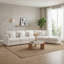 Canapé modulaire courbé 5 places Modern