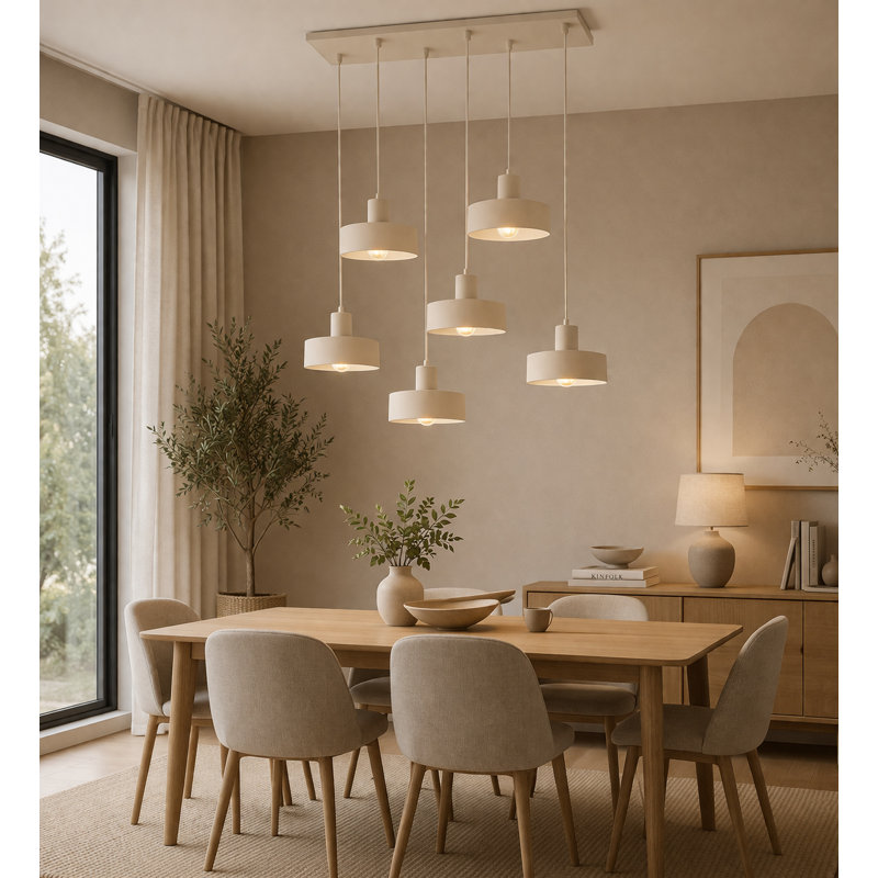 - Light Pendant, Matte Beige