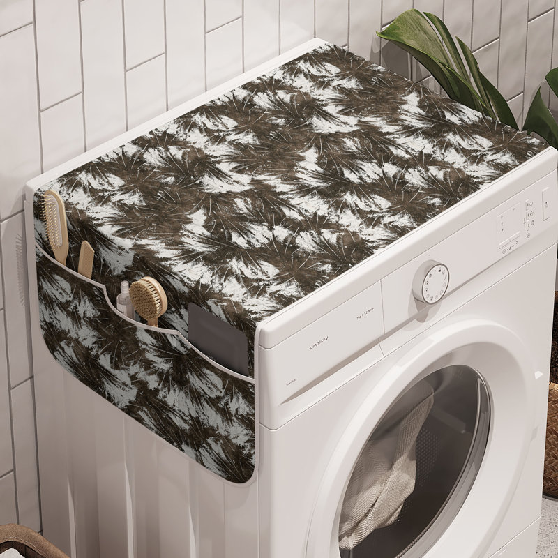 Paquet de 2 pièces taupe foncé 47 po x 18,5 po East Urban Home Tropical
