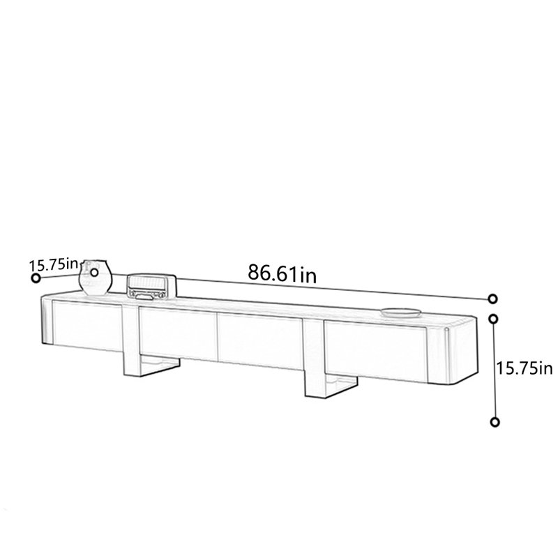 Nouveau meuble télé simple et innovant, 86.61"