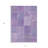 3' X 5' Lavender And Purple Patchwork Washable Indoor Outdoor Area Rug