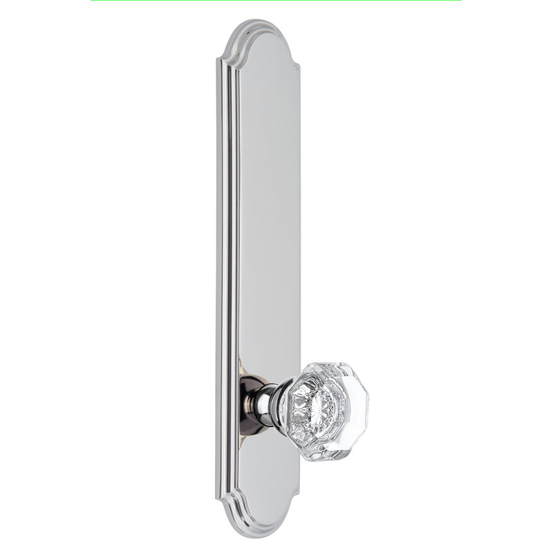 Grand fausses plaques Grandeur Arc, Chrome brillant