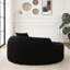 Modern Chenille Loveseat Couch with Deep Seat Sofa Bed with 1 Pillow-1301335295