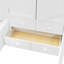 Lit superposé avec tiroirs, garde-robe, tablettes de rangement et lit hydraulique-1431110041