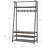 Coat Rack with Bench and Shoe Storage in Wood -  Hall Tree Entryway Bench with 6 Hooks. Shoe Rack and Top Shelf for Entry Area or Hallway