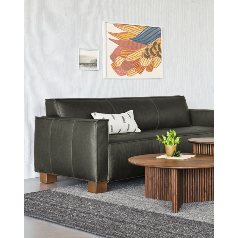 Cabot Sofa, Tucson Char Leather