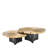 Solid Wood Top Nesting Coffee Table