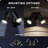 Security Lighting 2 - Head Hardwired Outdoor Security Outdoor Security Flood Light with Motion Sensor