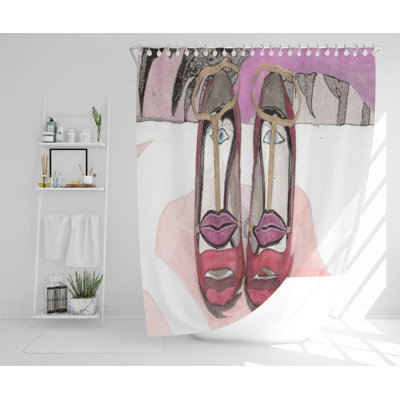 Quach Polyester Shower Curtain Set