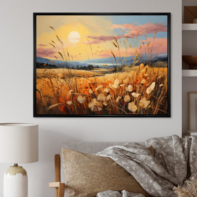 " Countryside Wheat And Pastel IV "