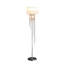Mero Floor Lamp, Suspended Crystal Rain Chains, White Shade, 66 Inch