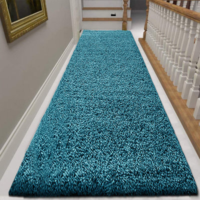 Runner Merell Solid Colour Shag 60cm X 220cm Area Rug