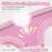Dog Harness Adjustable Reflective Polyester Pink-118161263
