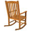 Chaise berçante en teck