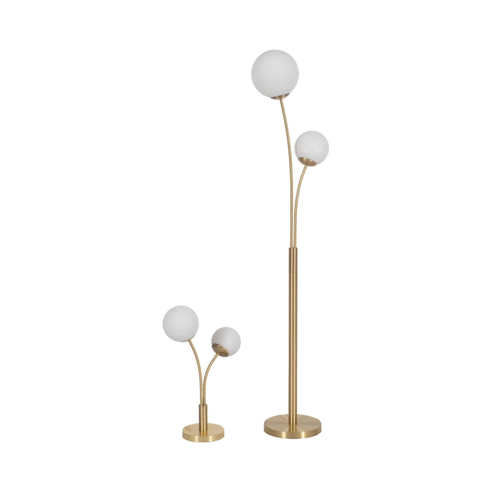 Metal Globe Table Lamp