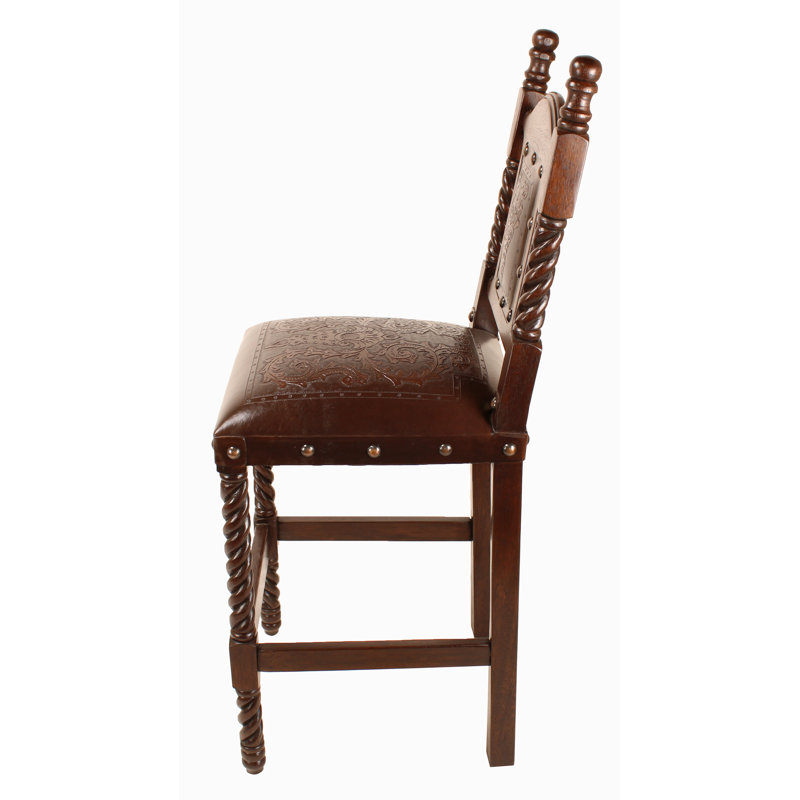Tabouret de bar Olivos, Brun antique