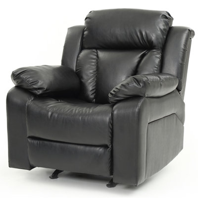 Elegant Padded Arm Recliner