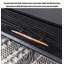 Table basse moderne en bois massif noir minimaliste-110825548