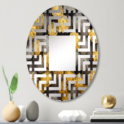 Miroir mural oval