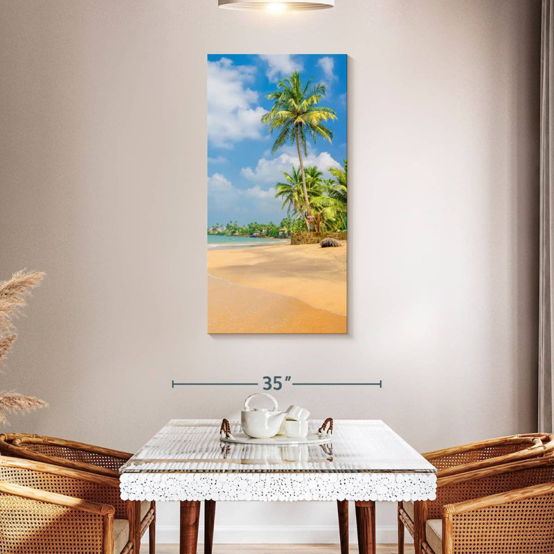 Exotic Summer Palm Trees, 48" H x 24" W