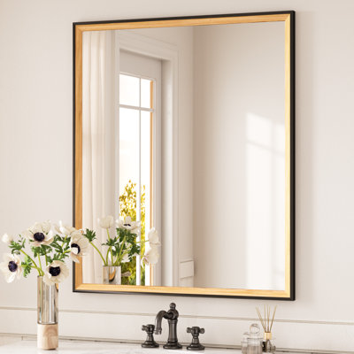 Ascuaga Glass Rectangle Wall Mirror