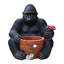 Sculpture de jardin d'extérieur pour jardin pot de fleurs pour chimpanzés - décoration de statue de jardin unique, ornement extérieur de loi intéressante