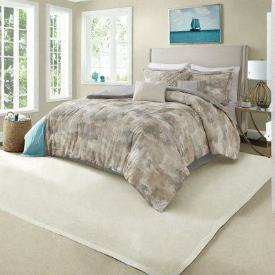 Luxurious Modern King Bedding Sets, Cotton Blend Comforter For Home