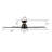 52" 5-Blade Smart Flush Mount Ceiling Fan with LED Light, DC Motor, Remote & Wall Control