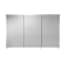 915mm W 762mm H Surface Frameless Medicine Cabinet Mirror 2 Adjustable-267433672