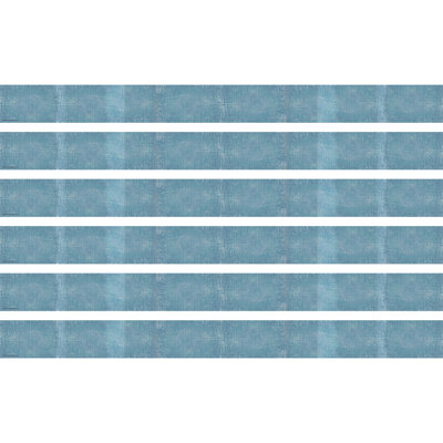 Moving Mountains Blue Straight Border Trim
