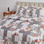 Ensemble de courtepointe patchwork pour lit double 3 pièces à motif floral à carreaux d'été-128881430-128881432