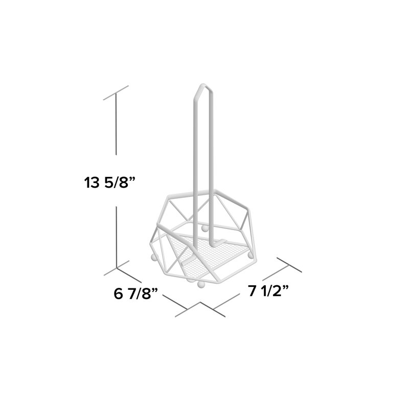 Iron Paper Towel Holder, Copper