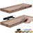Sorbus 16" Long Floating Shelves with Invisible Mounting Set of 2 - Mahogany-1125589195