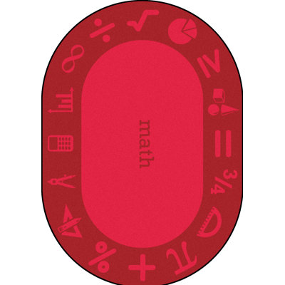 Tapis rouge Steam Math par Joy Carpets