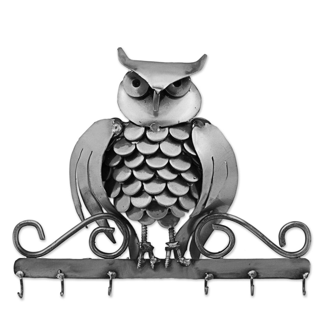 Metal Wall Organizer with Key Hooks 17 Stories